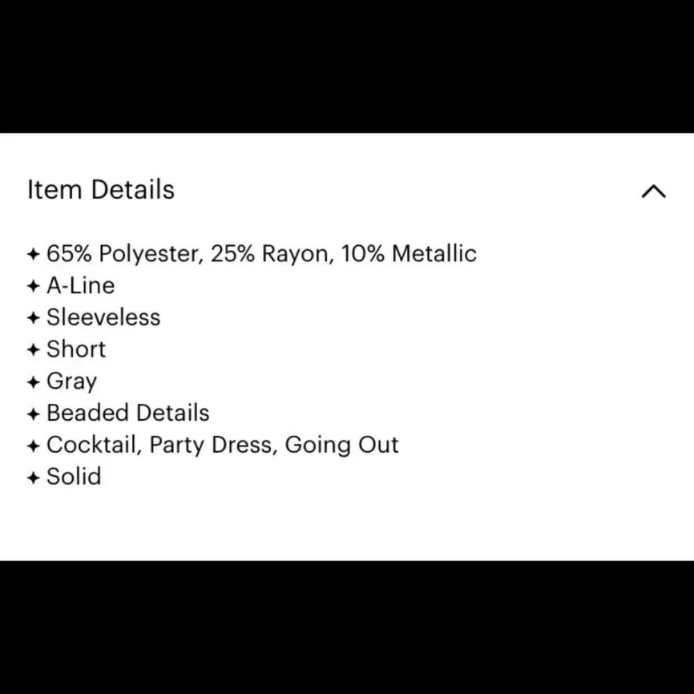 Karta Gray Metallic Pleated Dress M | Beaded Bodice | A-Line Party Cocktail